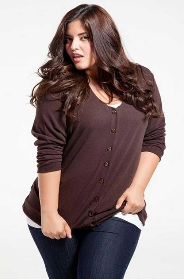 Полная девушка