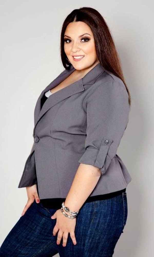 Полная девушка