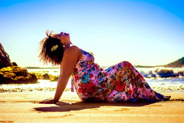 Полная девушка