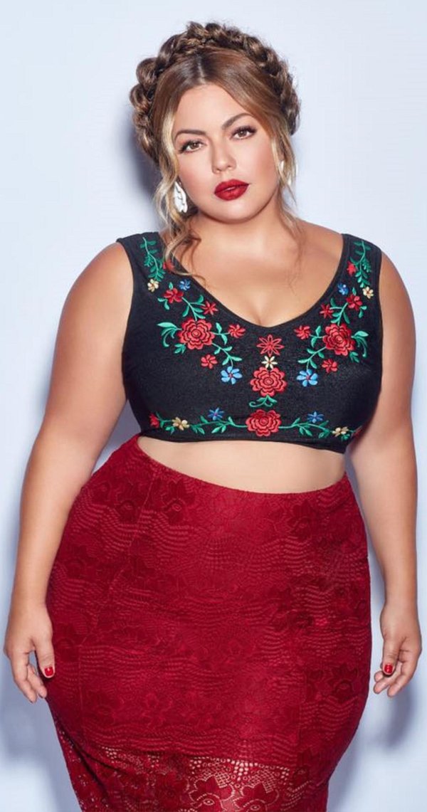 Полная девушка