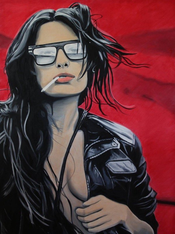 Девушка дерзкая