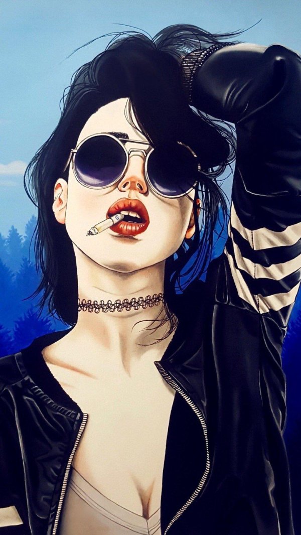 Девушка дерзкая