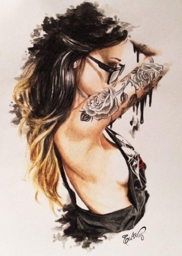 Девушка дерзкая