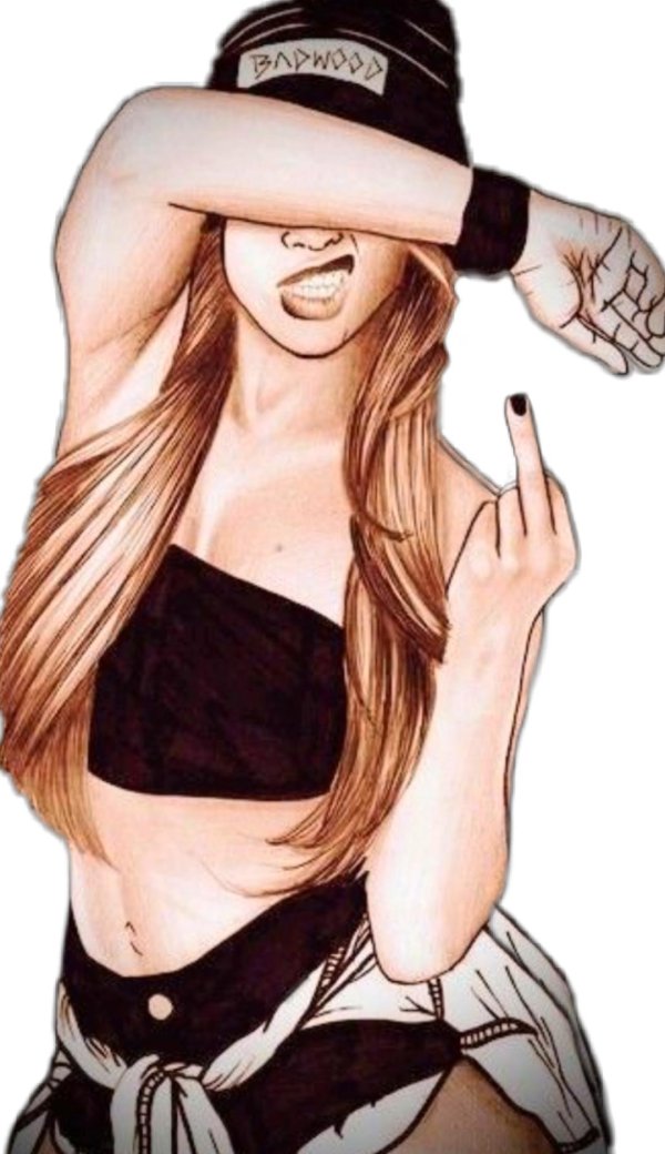 Девушка дерзкая