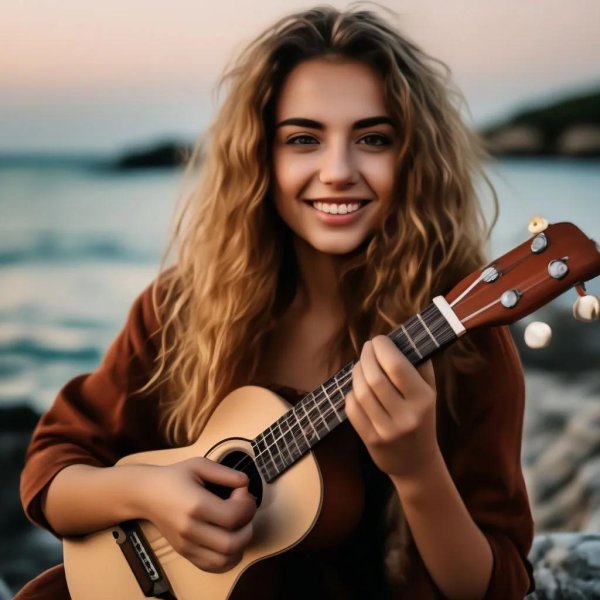 Веселая девушка