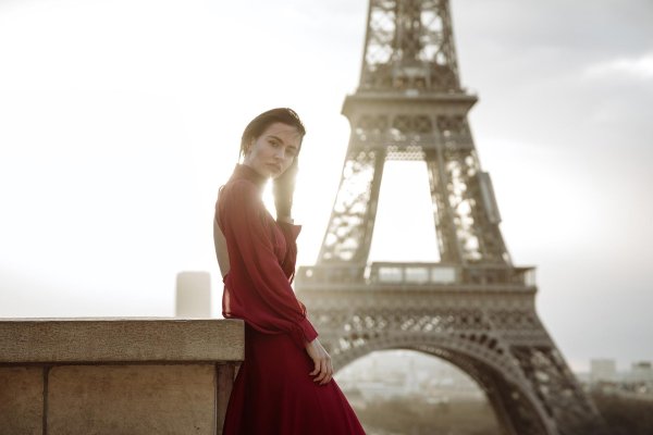Париж девушка