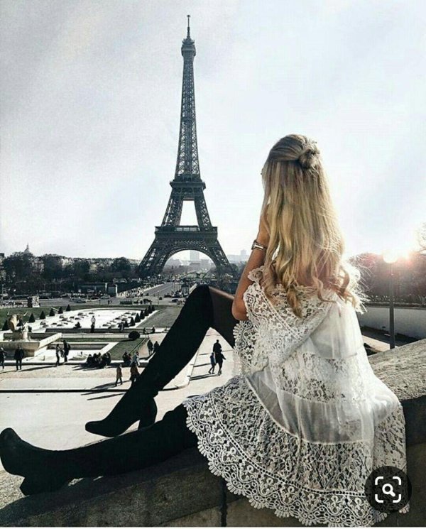 Париж девушка