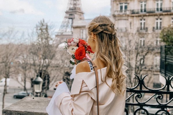 Париж девушка