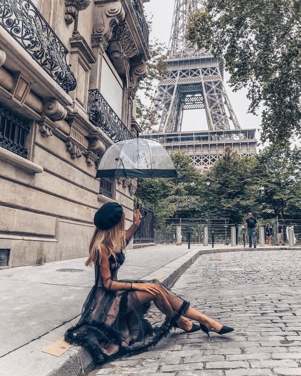 Париж девушка