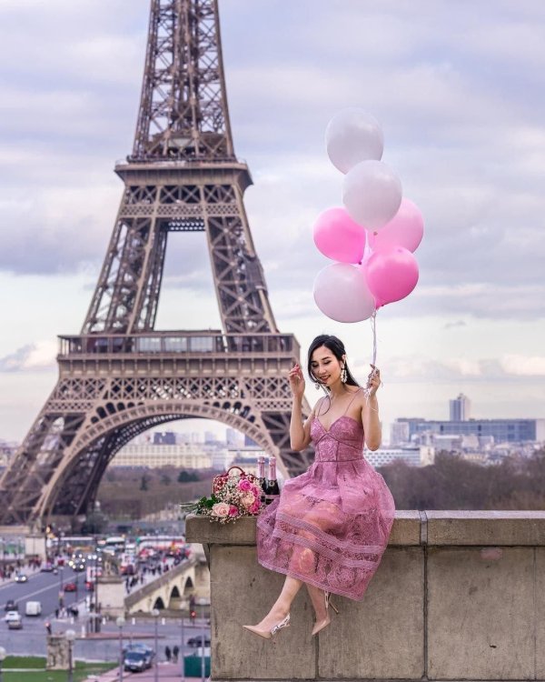 Париж девушка