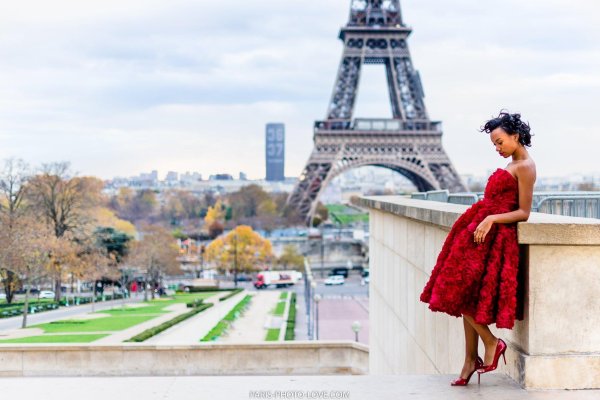 Париж девушка