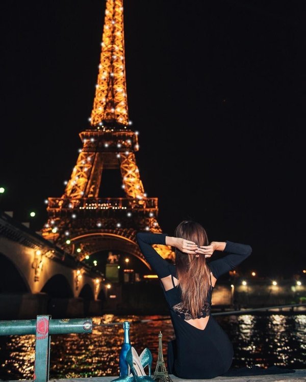 Париж девушка