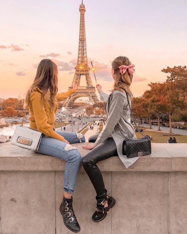 Париж девушка