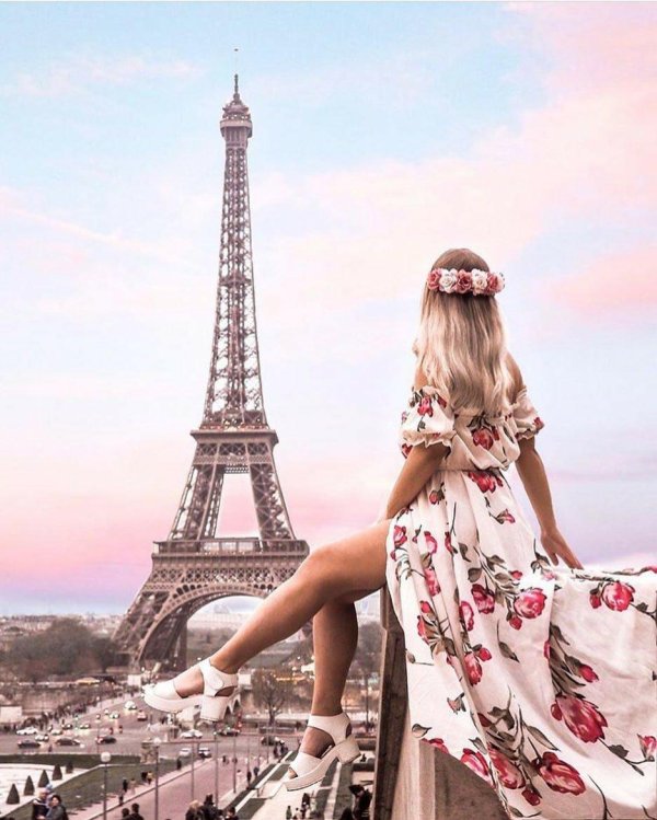 Париж девушка