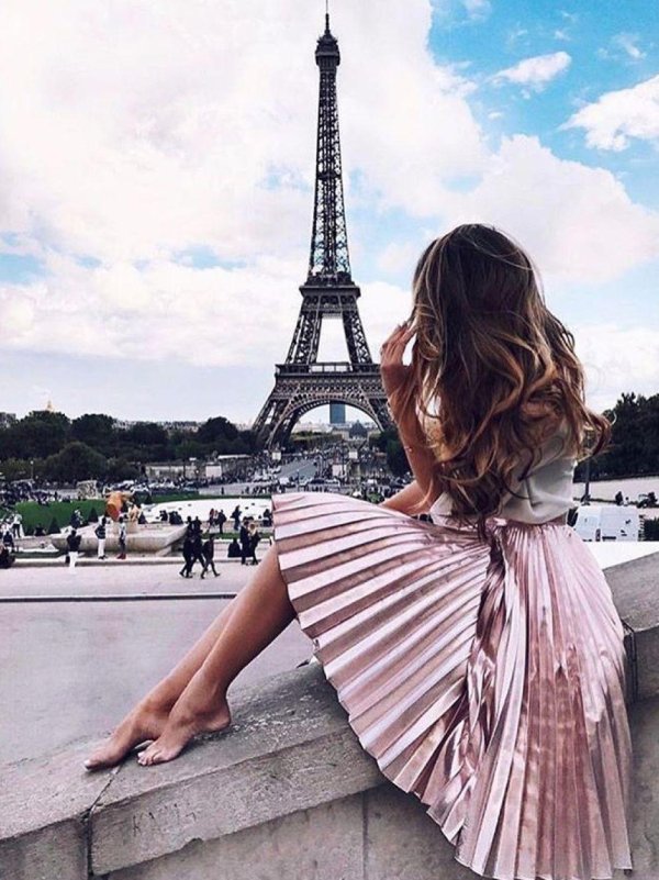 Париж девушка