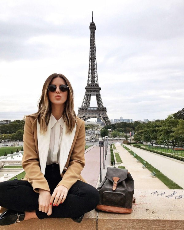 Париж девушка