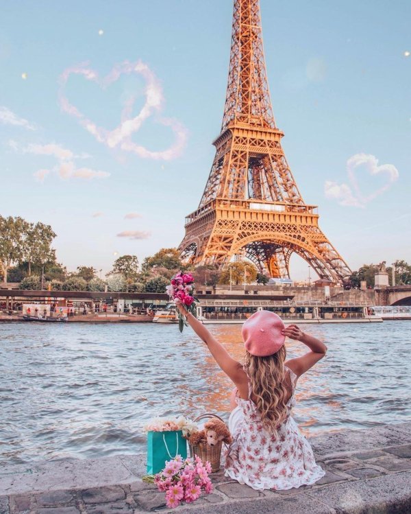 Париж девушка