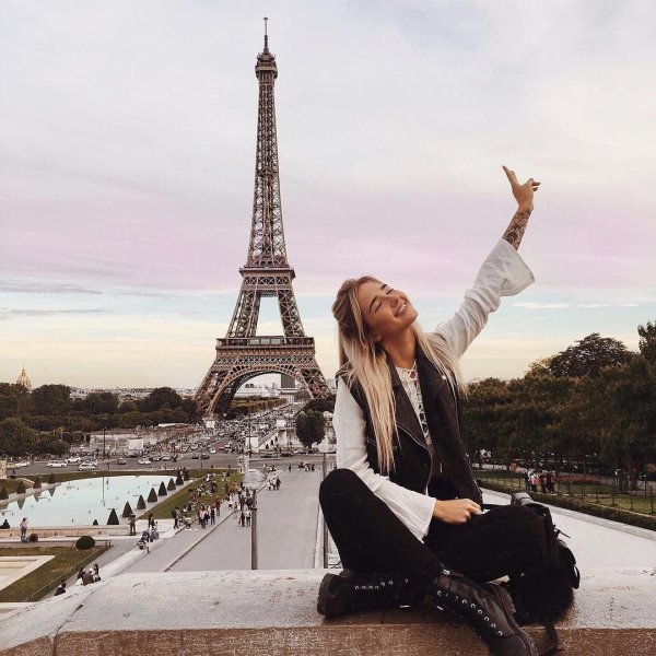 Париж девушка