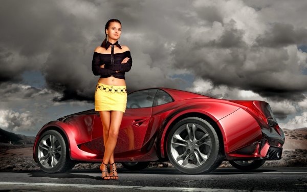 Машины с девушками