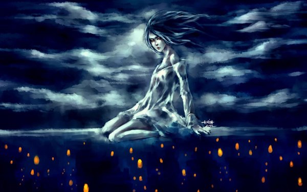 Девушка и ветер