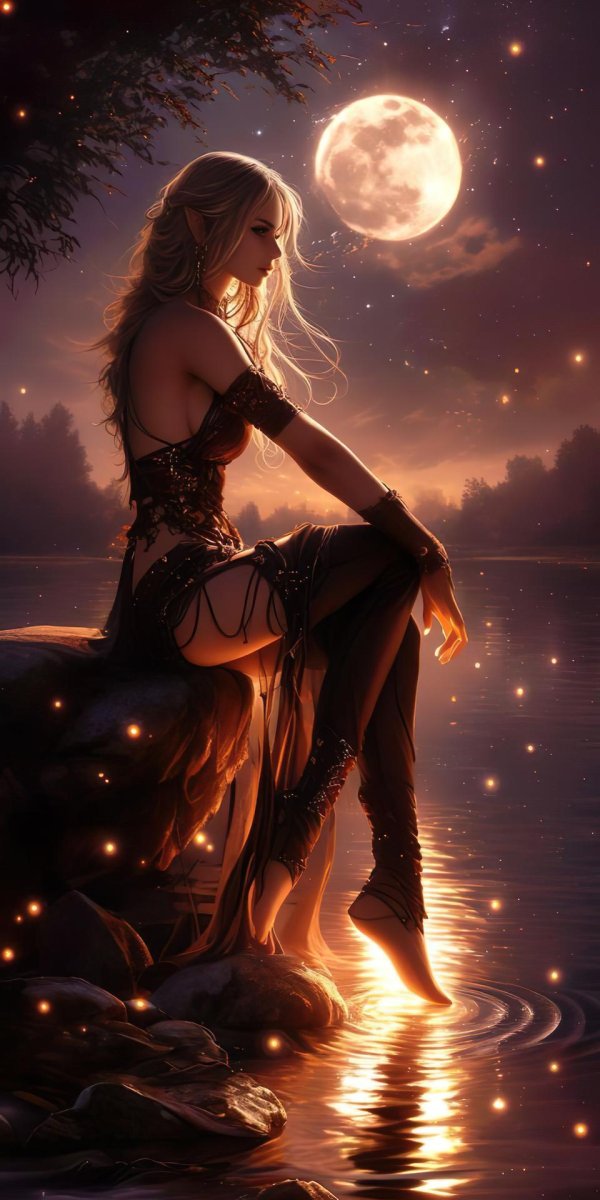 Девушка и ветер