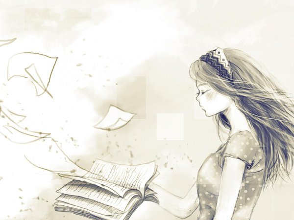 Девушка и ветер