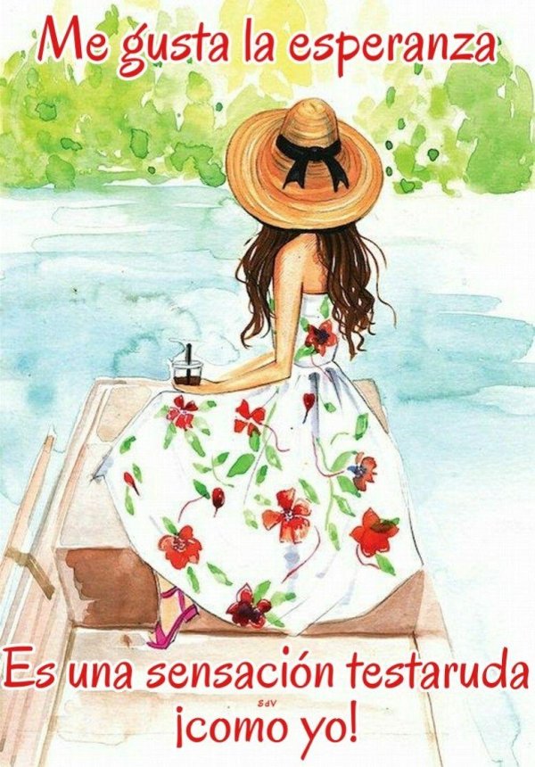 Девушка лето нарисованные