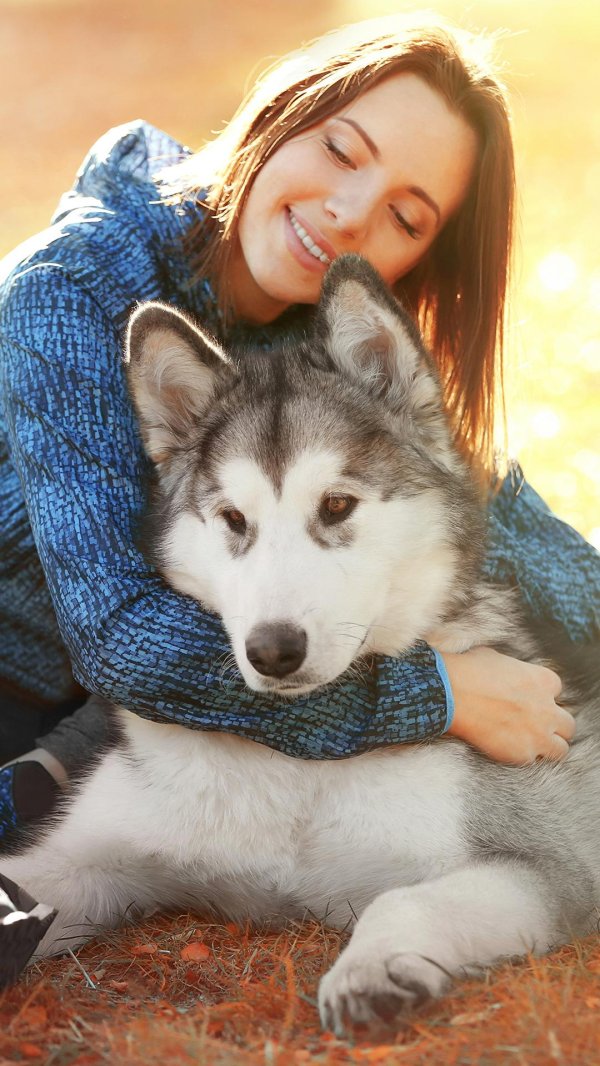 Девушка с животными