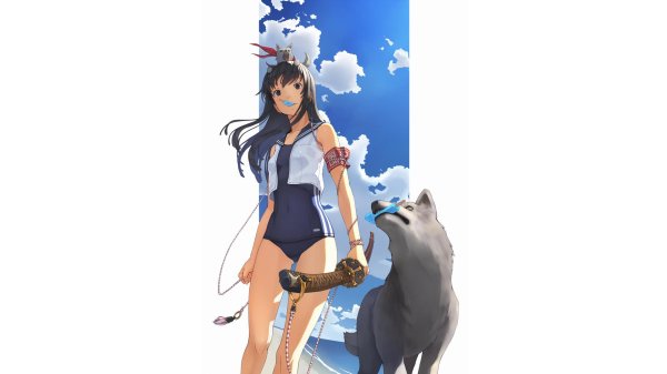 Девушка с животными