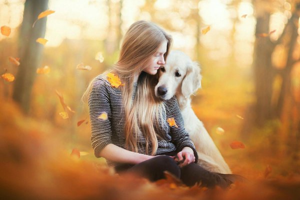 Девушка с животными