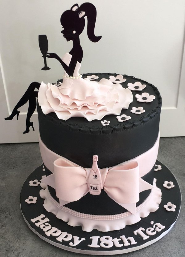 Девушка на торт