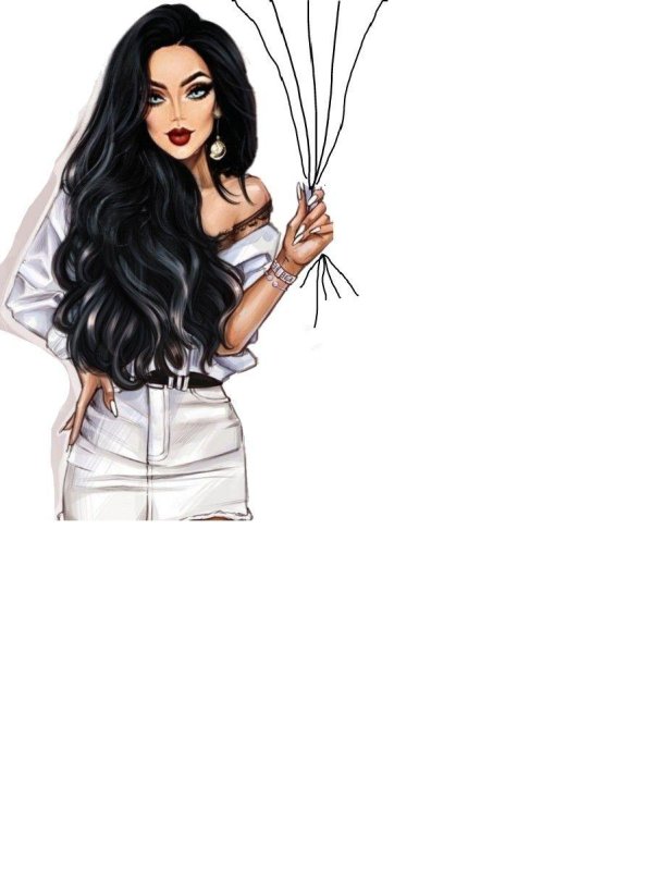 Девушка на торт