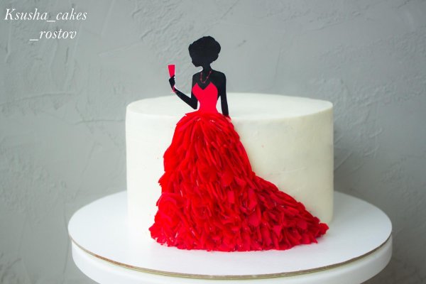 Девушка на торт