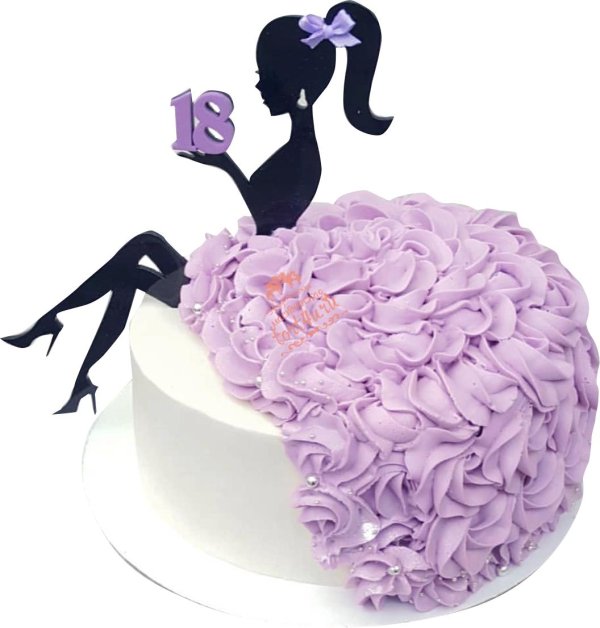 Девушка на торт