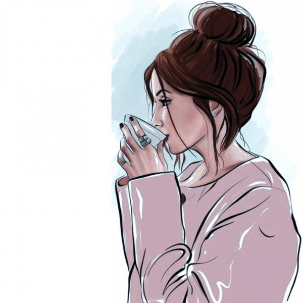 Девушка с кофе