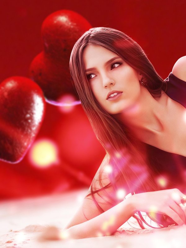 Девушка с сердцем