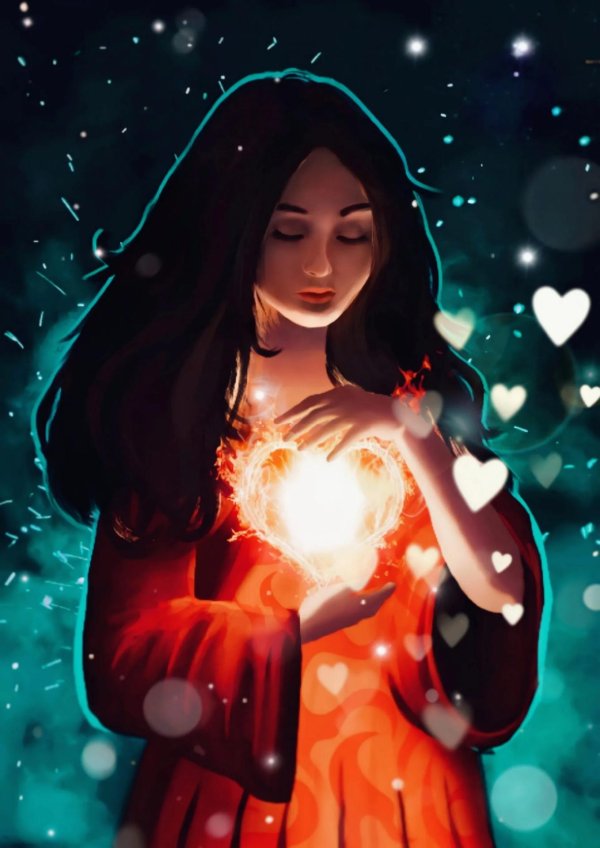 Девушка с сердцем