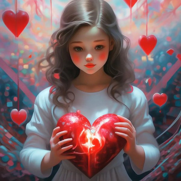 Девушка с сердцем