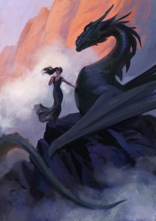 Девушка на драконе