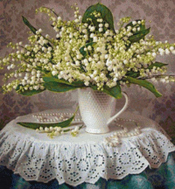 букет с ландышами