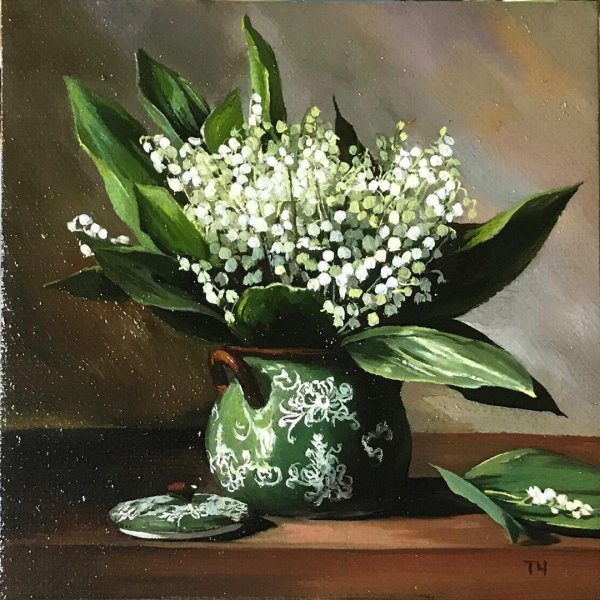 художник елена доведова ландыши