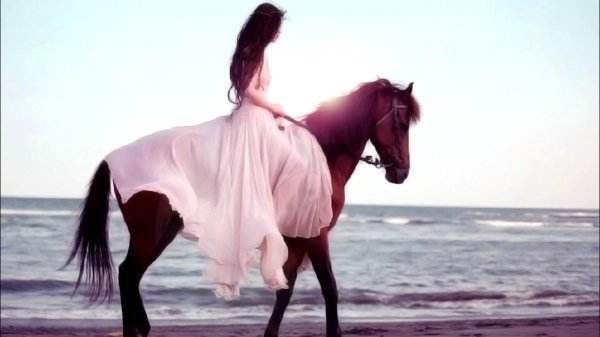 Девушка с лошадью