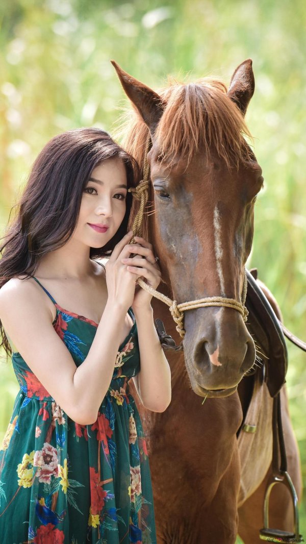 Девушка с лошадью