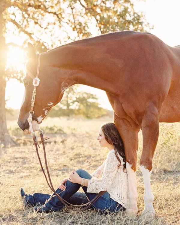 Девушка с лошадью