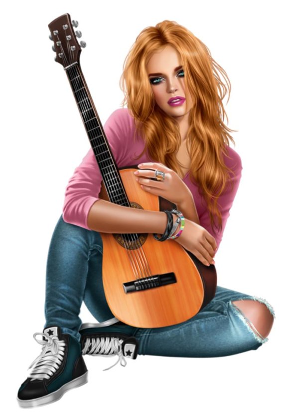 Девушка с гитарой