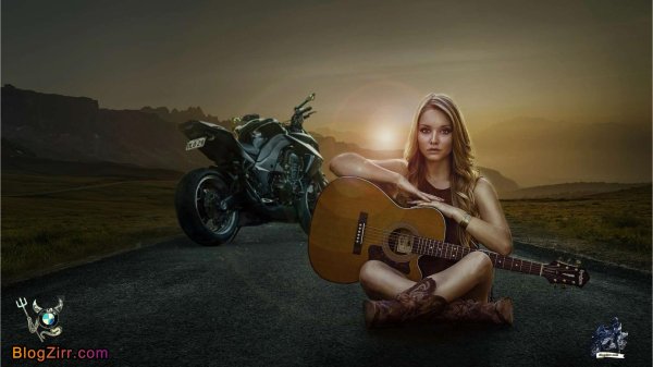 Девушка с гитарой