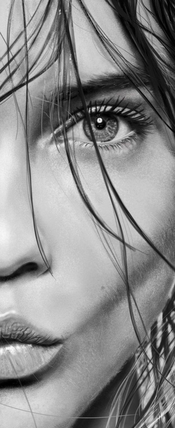 Черно белые с девушками