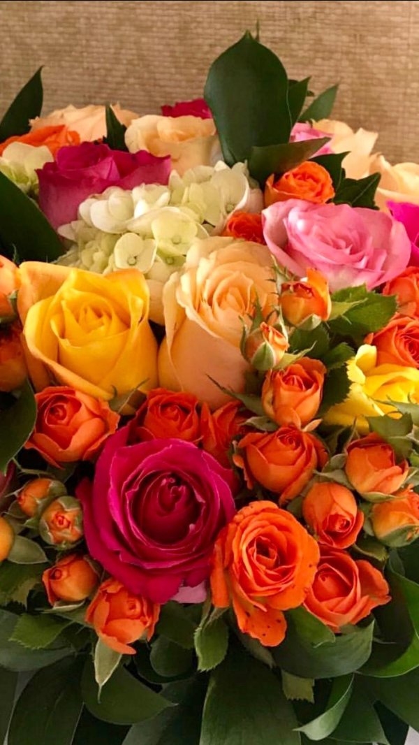 красивые букеты разных цветов