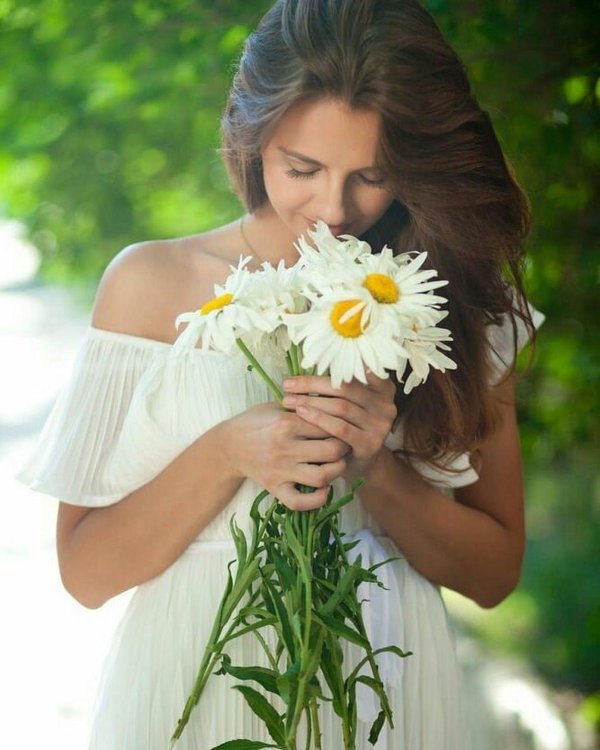 с ромашками