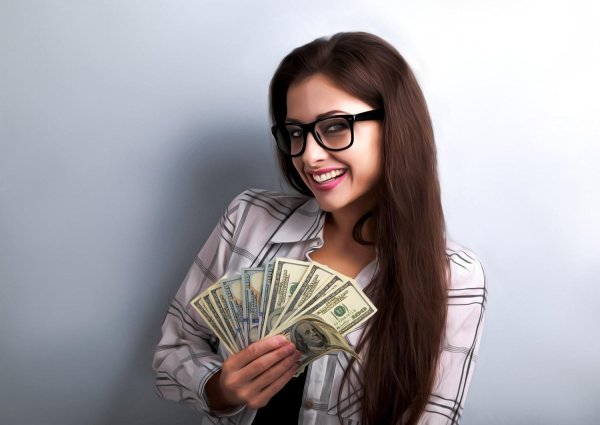 С деньгами и девушками